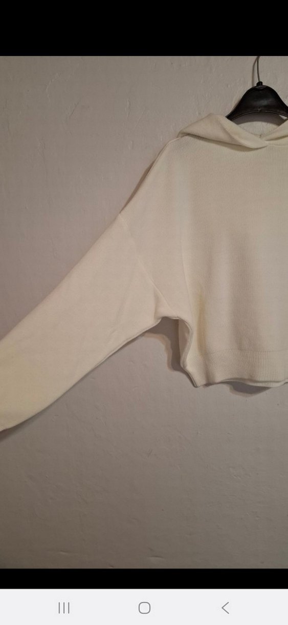 Kadın Oversize Fit Kapüşonlu kazak - Görsel 5