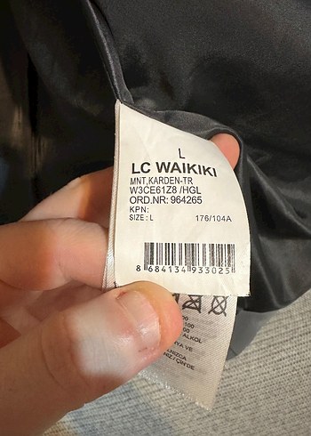 Gri Kapüşonlu Erkek Mont - Görsel 5