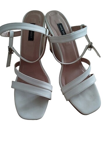 40 Beden beyaz Renk NINE WEST ŞIK TOPUKLU