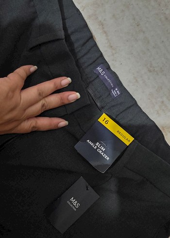 Marks & Spencer M S Siyah Slim Fit Pantolon