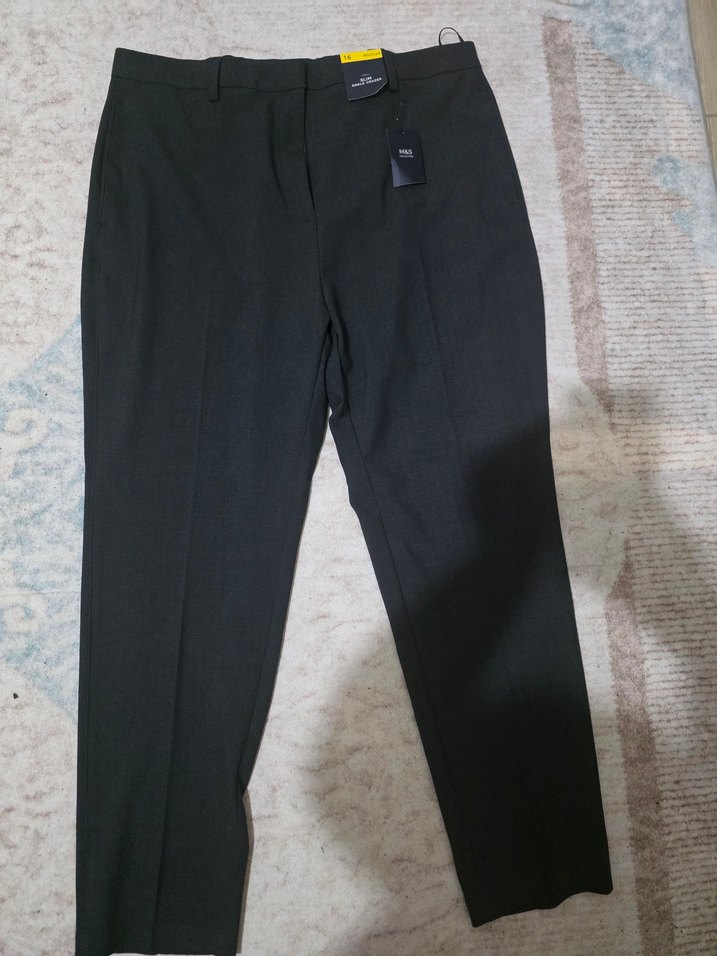 M&S Siyah Slim Fit Pantolon — görsel 2/3
