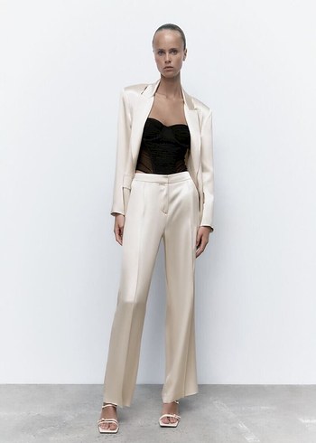 Zara ZARA SATEN PANTOLON
