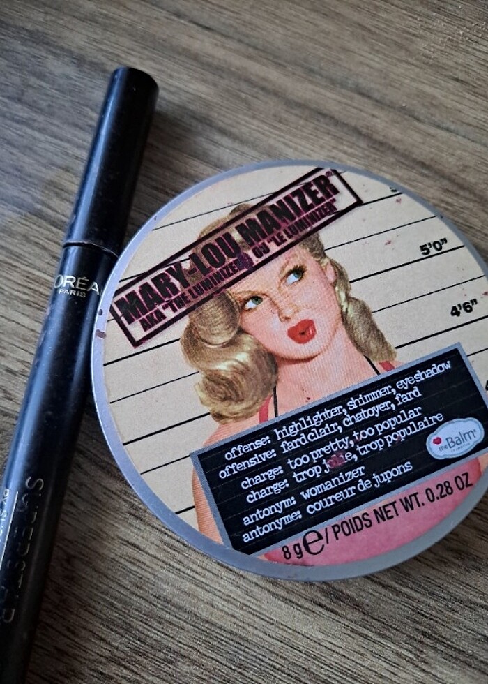 the balm highlighter ve loreal eyeliner - Görsel 2