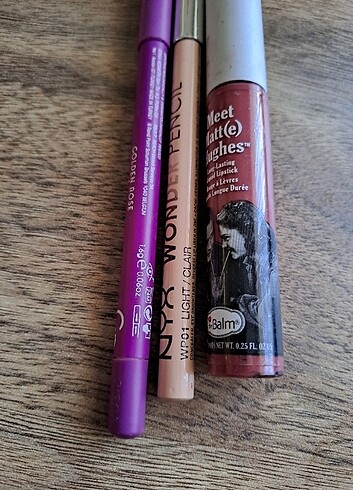 KAMPANYA nyx Wonder pencil-the balm ruj-golden rose purple goz k