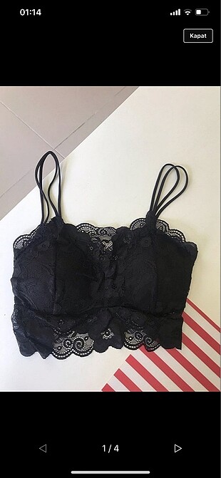 Siyah bralet