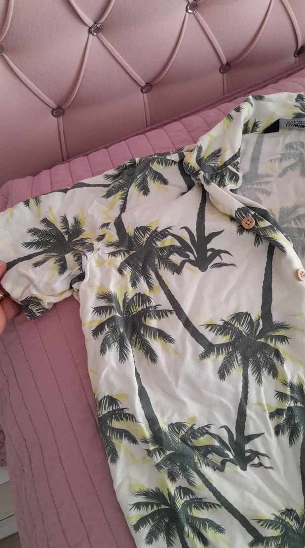 erkek cocuk  Düğmeli Kısa Kollu Gömlek 10 11 yas cocuk gömleği - Görsel 3