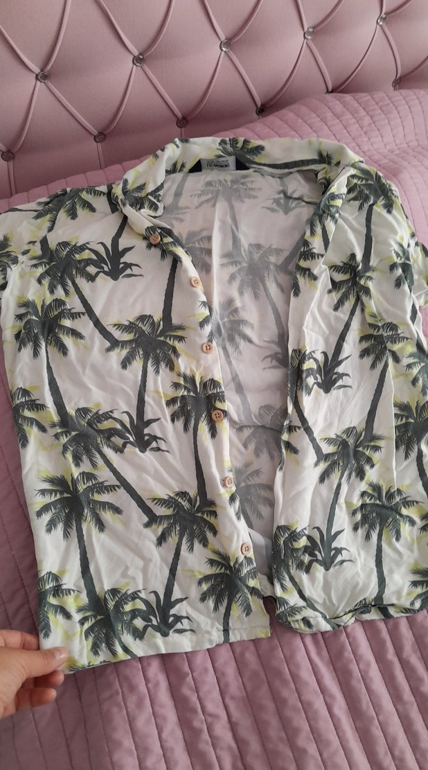 erkek cocuk  Düğmeli Kısa Kollu Gömlek 10 11 yas cocuk gömleği - Görsel 4