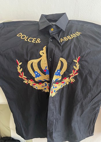 Dolce & Gabbana Siyah Siklik Gomlek