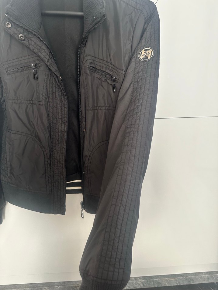 Siyah Çift Taraflı Kadın Ceket Mont / Bomber Ceket - Görsel 3