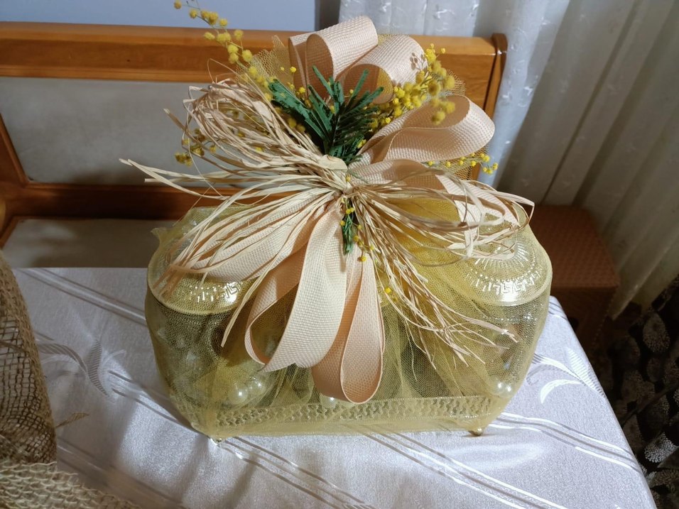 Dekoratif Obje Cam Kavanoz 3Lü Sunumluk Söz Nişan Kız İsteme - Görsel 2