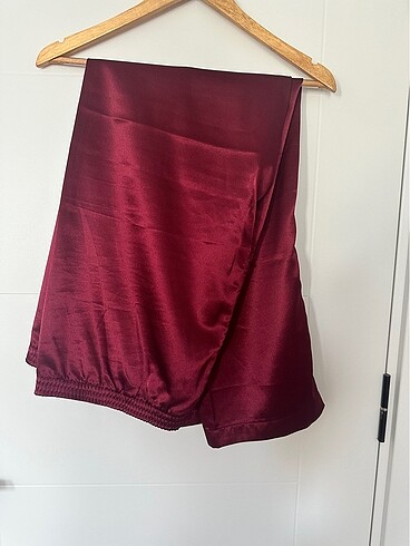 l Beden Saten Ropdöşambr ve Pijama Set / 3?lü Takım