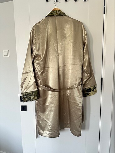 Saten Ropdöşambır ve Pijama Takımı / Erkek 3?lü Takım - Görsel 5