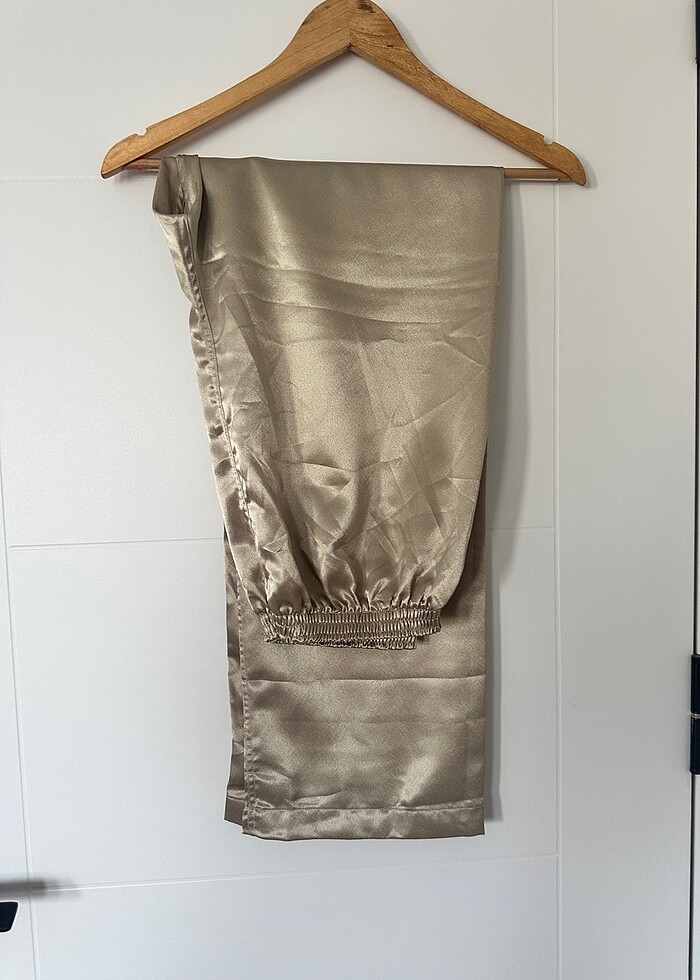 Saten Ropdöşambır ve Pijama Takımı / Erkek 3?lü Takım - Görsel 4