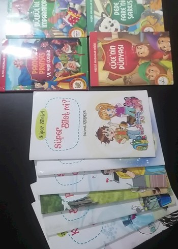 Çocuklar için çeşitli hikaye kitapları