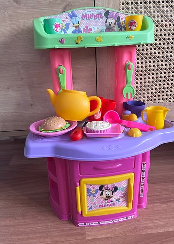 Beden Renkli Pembe Çocuk Mutfak Seti Oyuncak