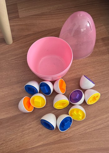 Pastel Renkli Eğitici Şekil Eşleştirme Oyuncağı