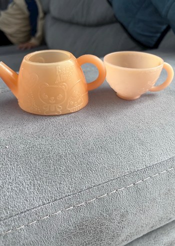 Baby alive Pastel Bej Mini Çaydanlık ve Fincan Seti - Görsel 3