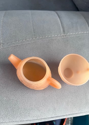 Baby alive Pastel Bej Mini Çaydanlık ve Fincan Seti - Görsel 4