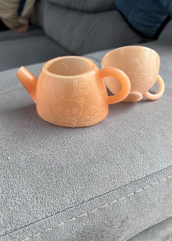 Baby alive Pastel Bej Mini Çaydanlık ve Fincan Seti - Görsel 2