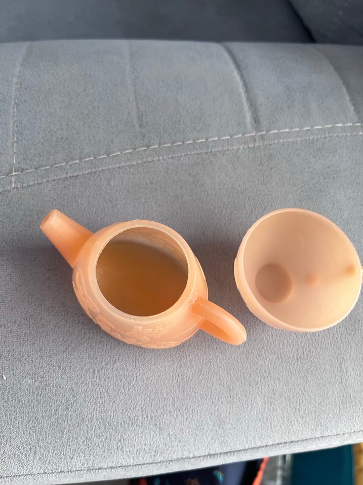 Baby alive Pastel Bej Mini Çaydanlık ve Fincan Seti - Görsel 4