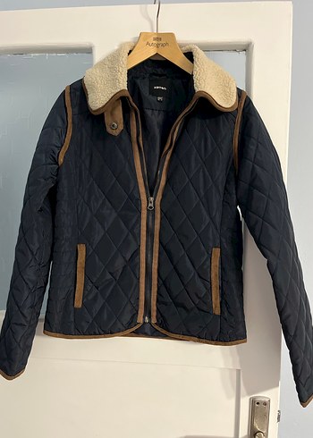 Kahverengi Kürklü Kadın Mont - Görsel 2