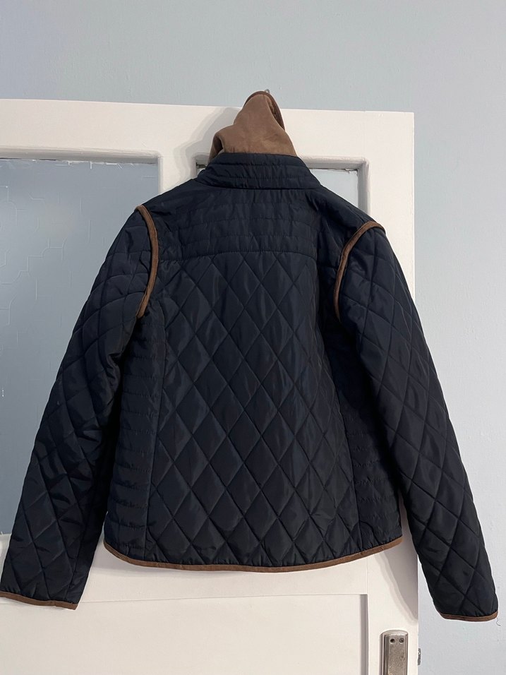 Kahverengi Kürklü Kadın Mont - Görsel 5