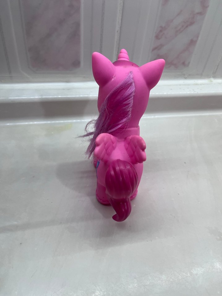 Pembe Unicorn Figür Aksiyon Oyuncak - Görsel 4