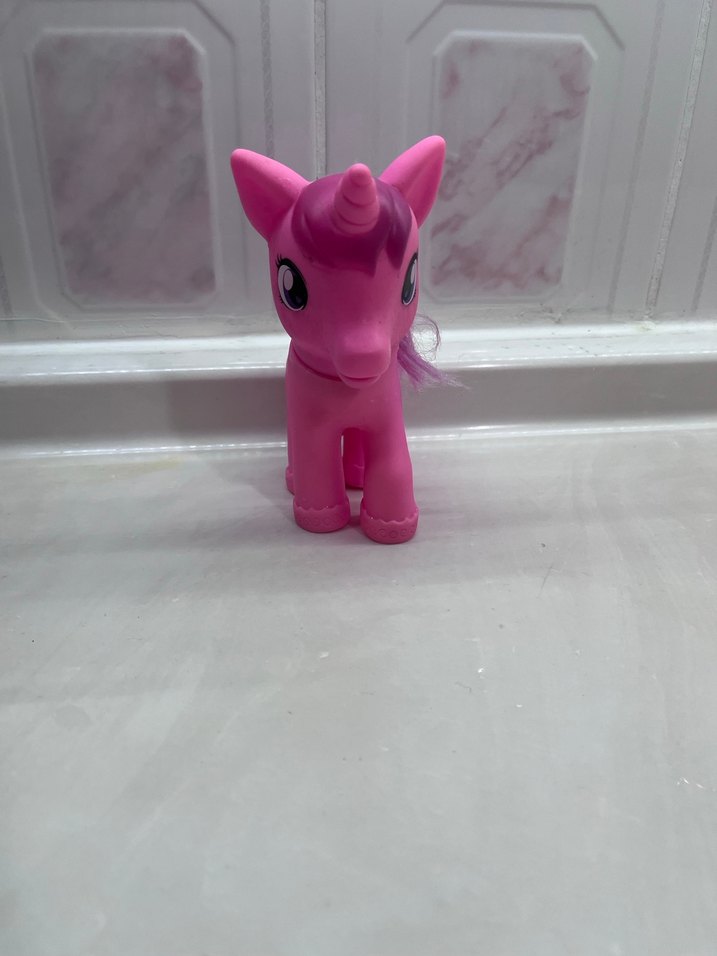 Pembe Unicorn Figür Aksiyon Oyuncak - Görsel 2