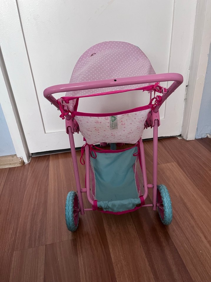 Oyuncak demir Bebek Arabası - Görsel 3