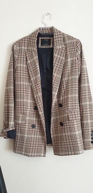 bershka kareli blazer