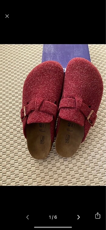 Birkenstock keçe terlik