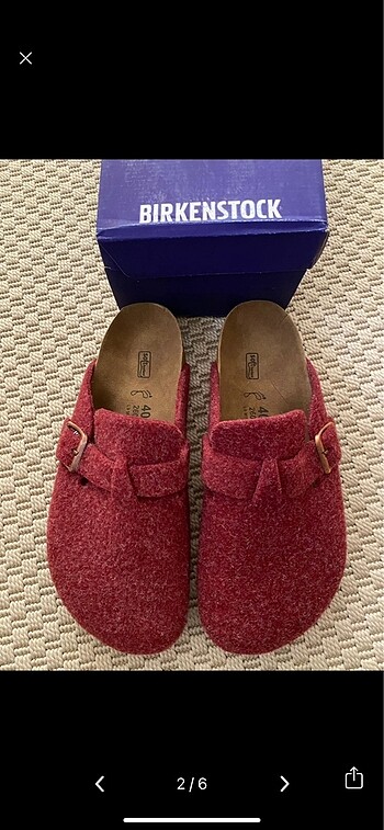 Birkenstock Birkenstock keçe terlik