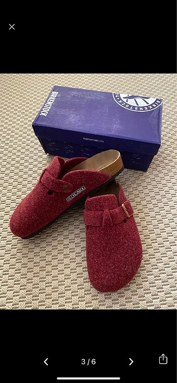40 Beden Birkenstock keçe terlik