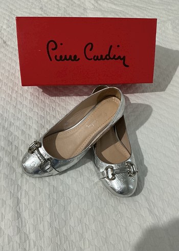 Pierre Cardin Gumus Metalik Babet