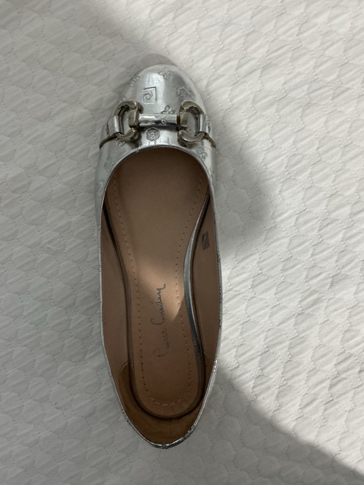 Pierre Cardin Gümüş Metalik Babet — görsel 3/7