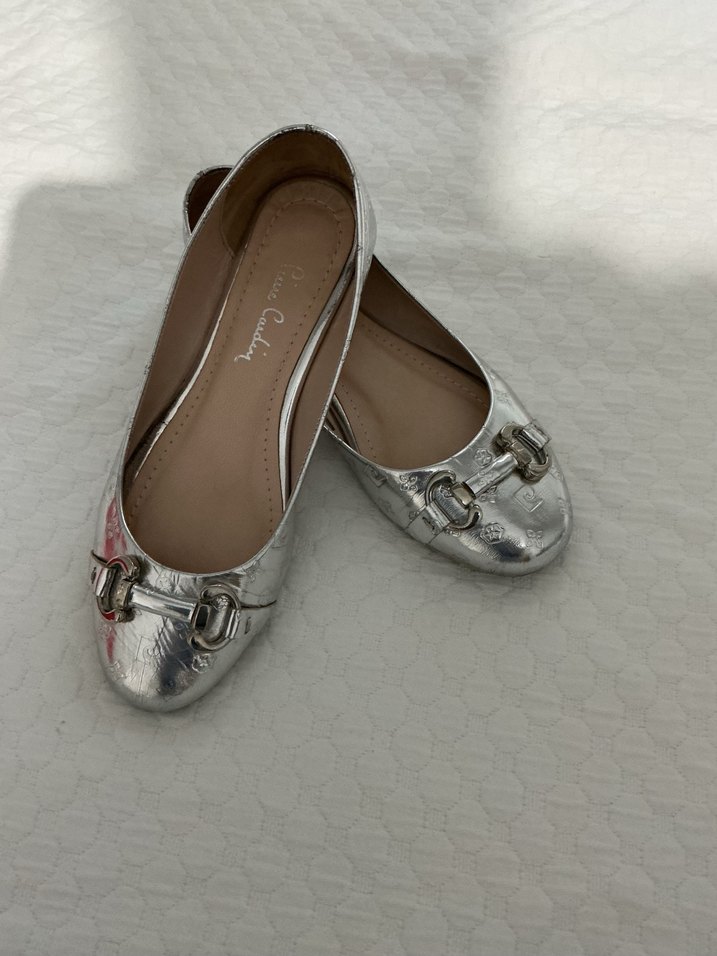 Pierre Cardin Gümüş Metalik Babet — görsel 2/7