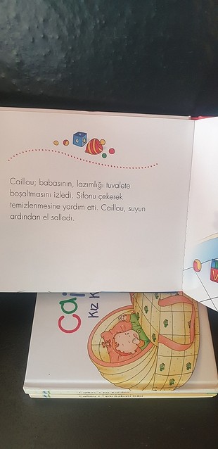 diğer Beden çeşitli Renk CAILLOU 4 CILT KITAP