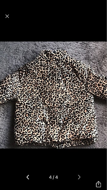 s Beden çeşitli Renk Leopar mont