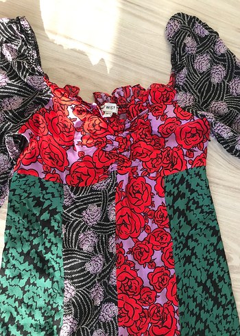 34 Beden Twist elbise