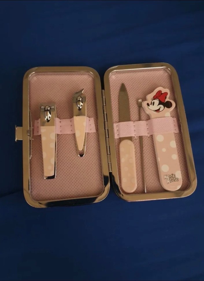 Minnie Mouse Pembe Manikür Seti - Görsel 3