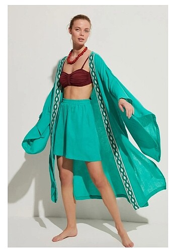 Şortlu kimono takımı
