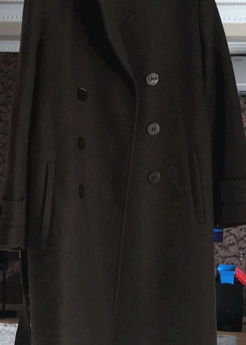 Kemerli Koyu Kahverengi Kaban - Görsel 3