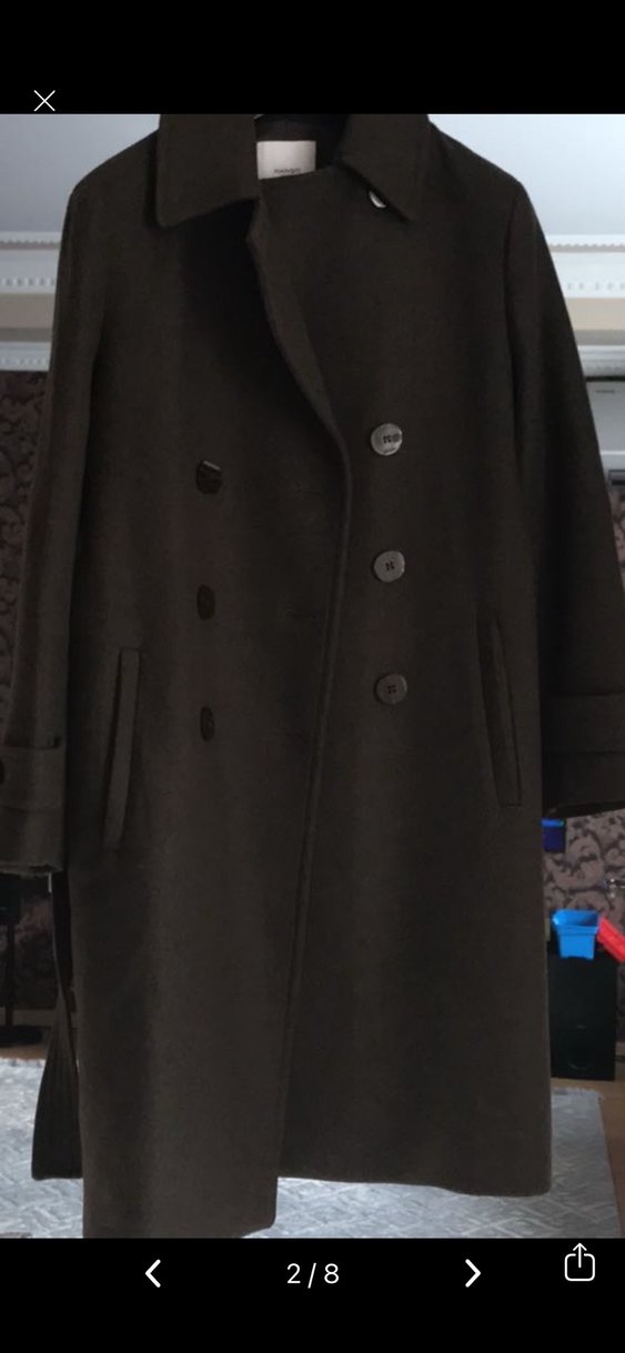 Kemerli Koyu Kahverengi Kaban - Görsel 3