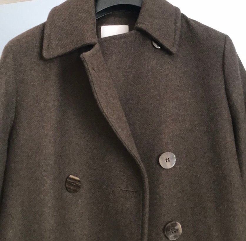 Kemerli Koyu Kahverengi Kaban - Görsel 2