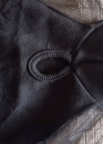 Uzun Kollu Siyah Gotik Triko Elbise - Görsel 3