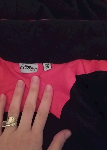 7 8 yas Çocuk Kapüşonlu Kırmızı Fermuarlı polarli mont - Görsel 5