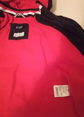 Erkek Çocuk Siyah Kapüşonlu Fermuarlı Mont - Görsel 3