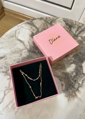 Diğer Diana Altin Zincirli İnce Kolye