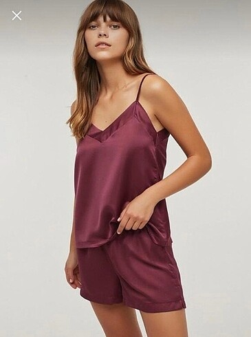 Saten pijama takımı
