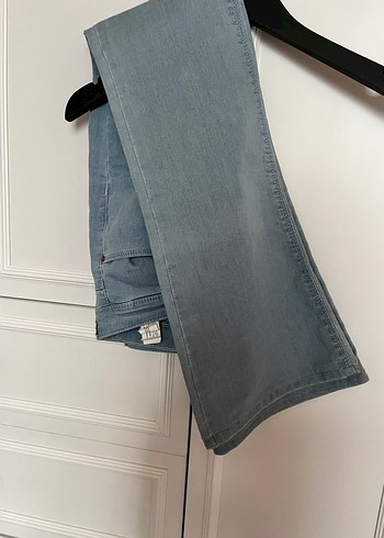 Gri Kadın Midi Boy Regular Fit Kot Pantolon